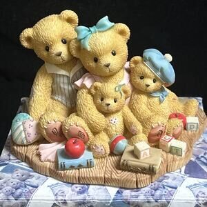 Cherished Teddies Figurine 476846 Wesley Philip Fiona Renee 1998 with box